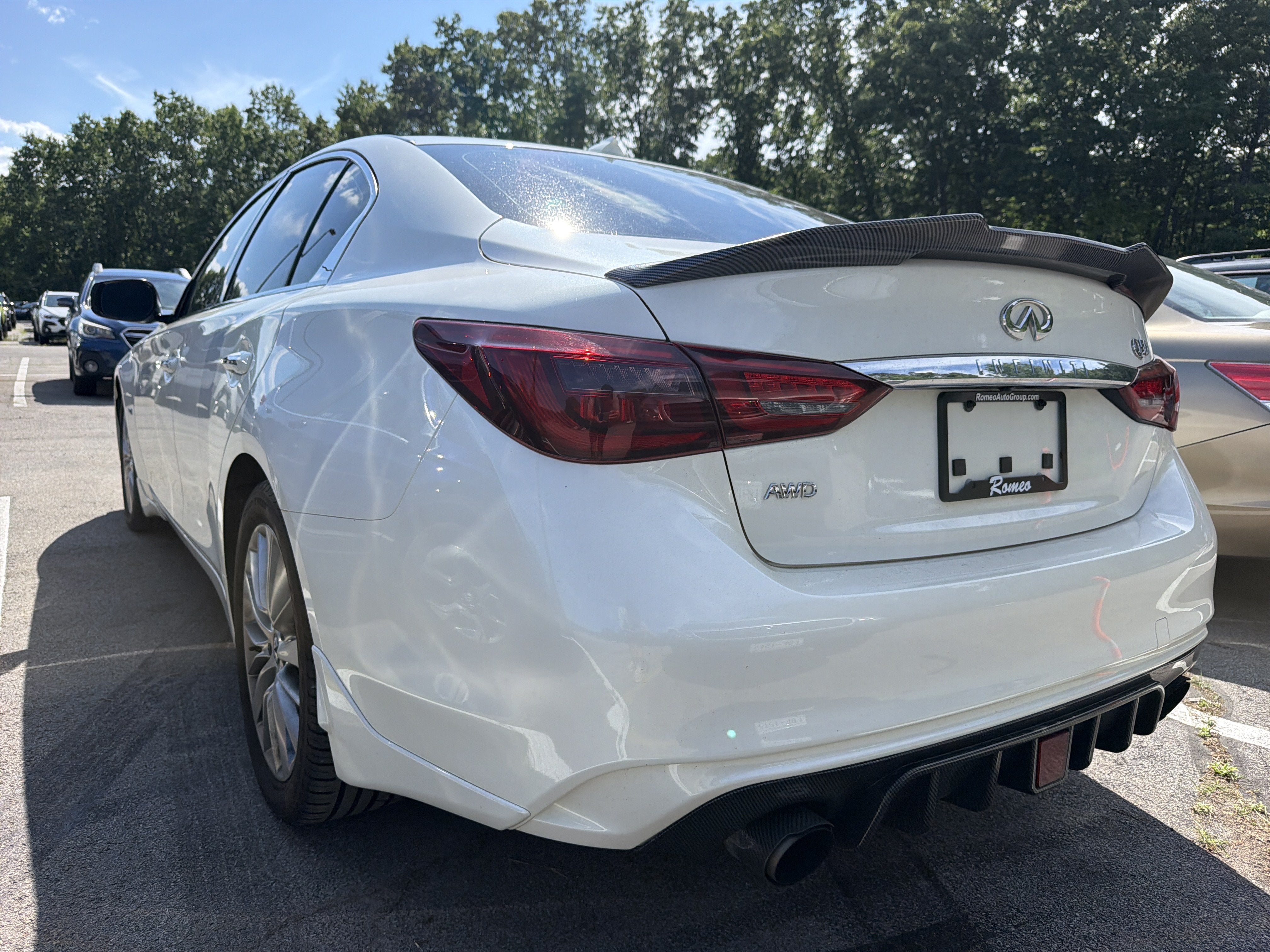Used 2018 INFINITI Q50 LUXE with VIN JN1EV7AR8JM431647 for sale in Saratoga Springs, NY