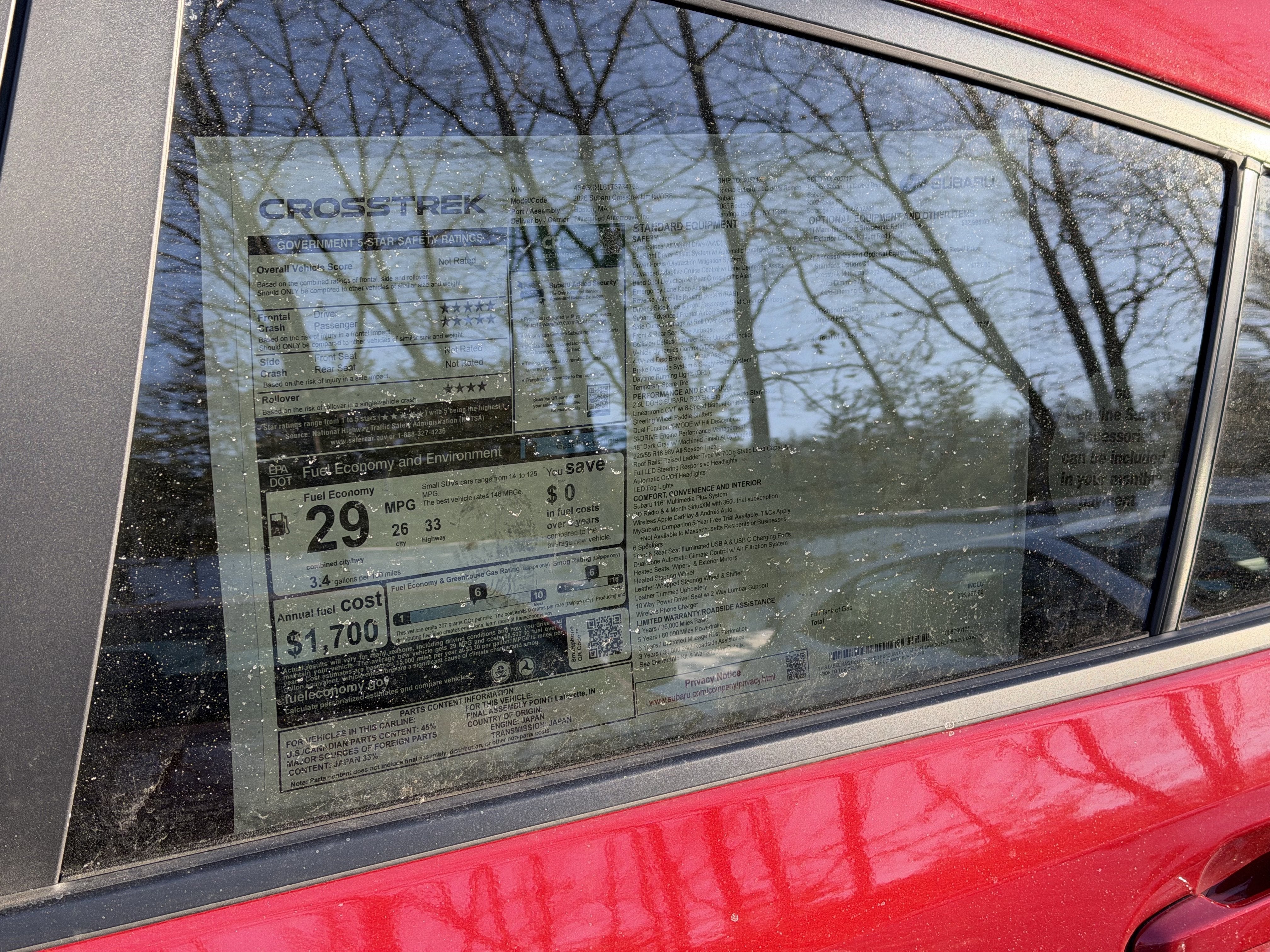 2026 Subaru CROSSTREK Limited