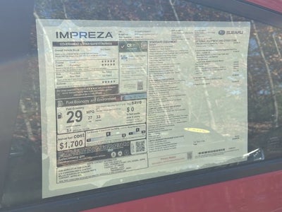 2026 Subaru IMPREZA Sport