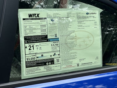 2025 Subaru WRX GT