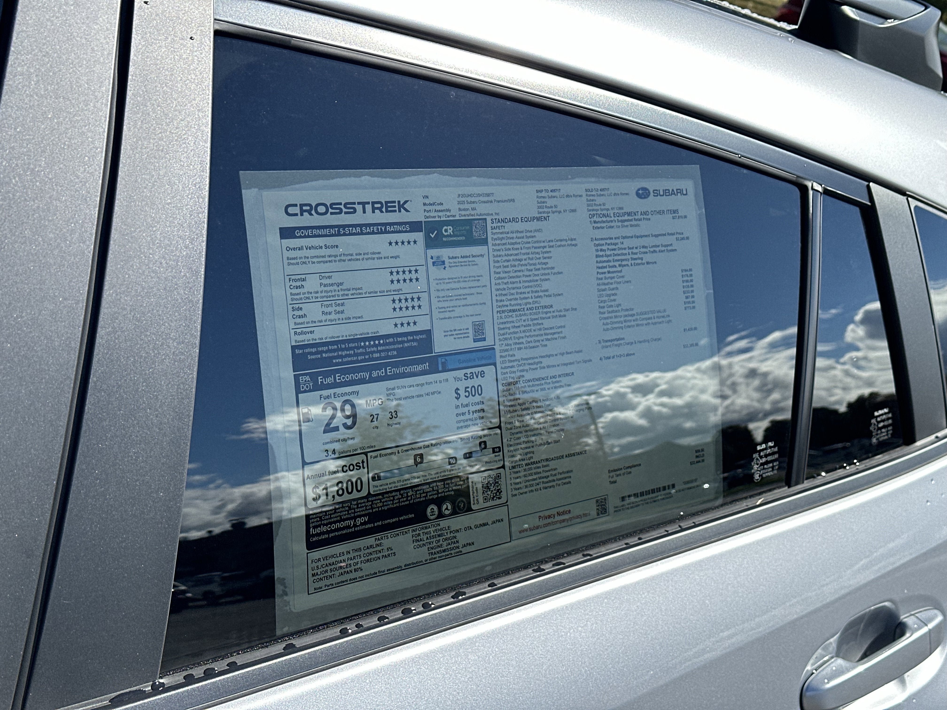 2025 Subaru CROSSTREK Premium