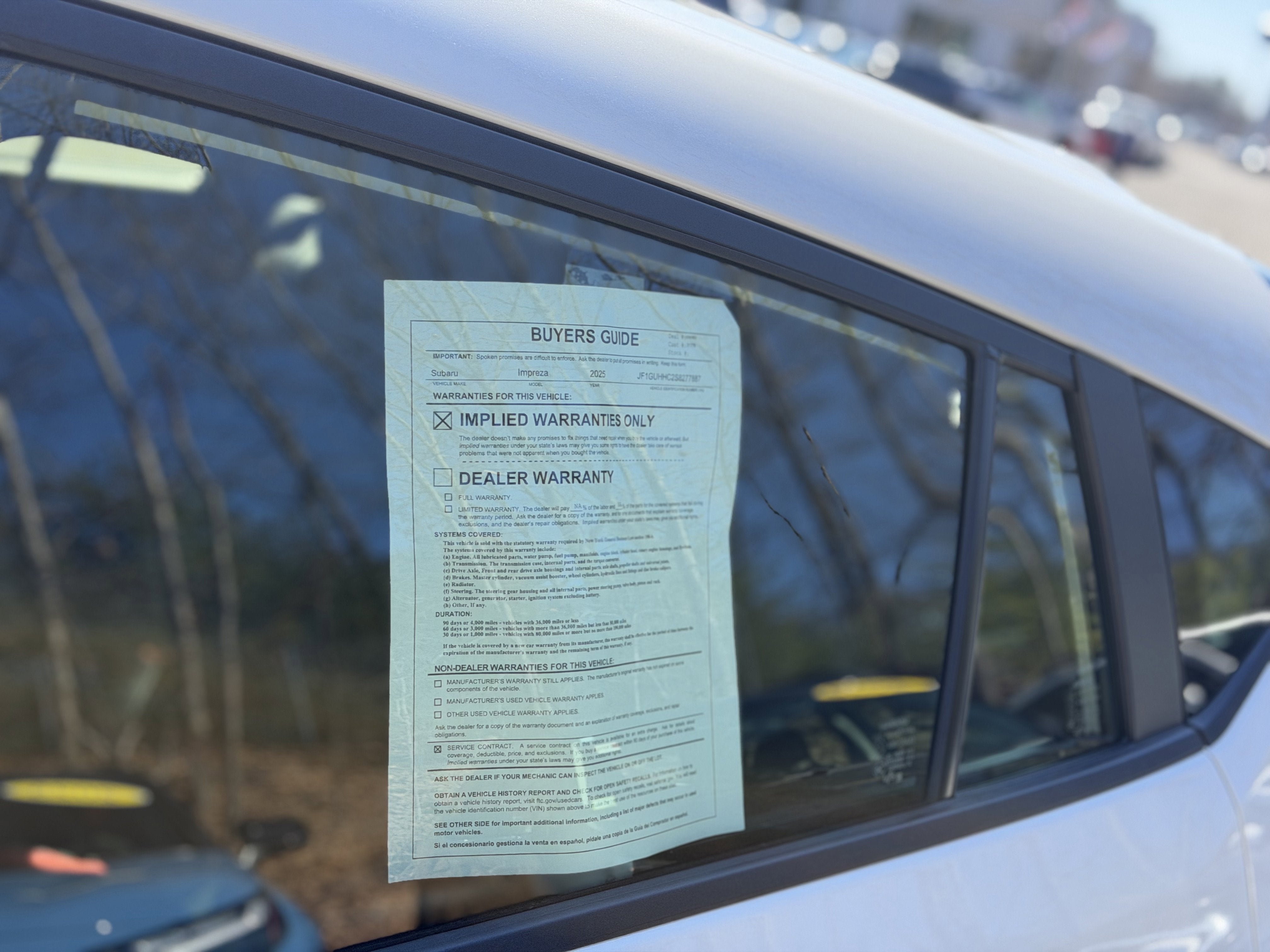 2025 Subaru Impreza 2.5RS