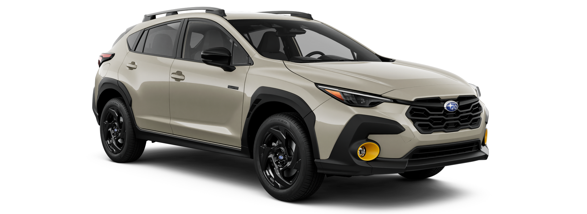 2026 Subaru Crosstrek Sport Hybrid Shown in Sand Dune Pearl