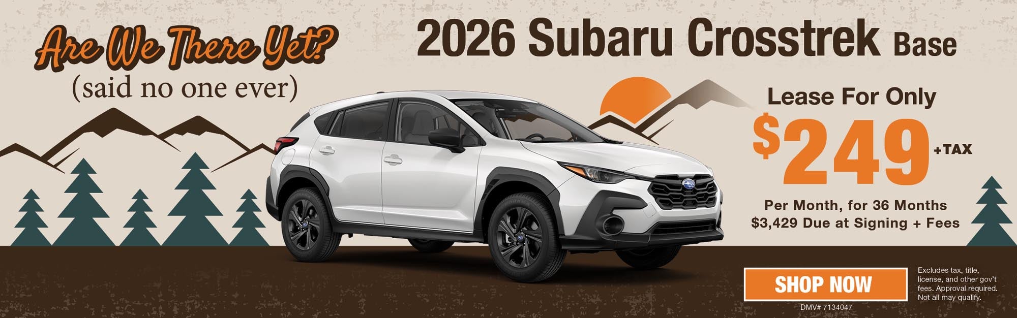 2026 Crosstrek Lease