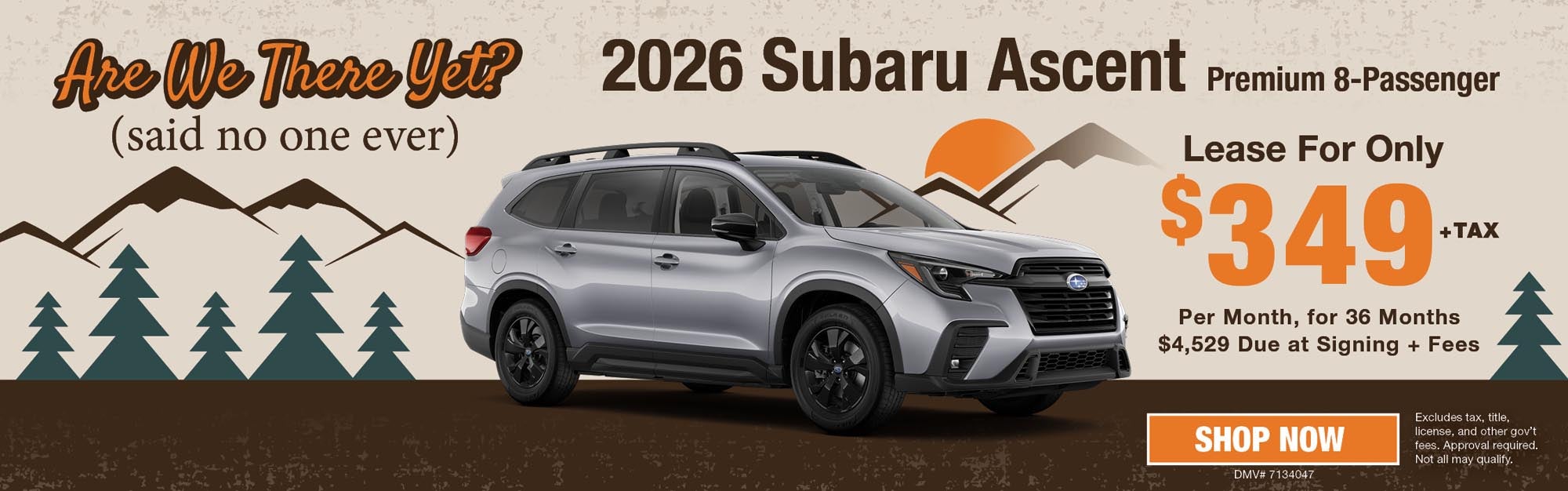 2026 Ascent Lease