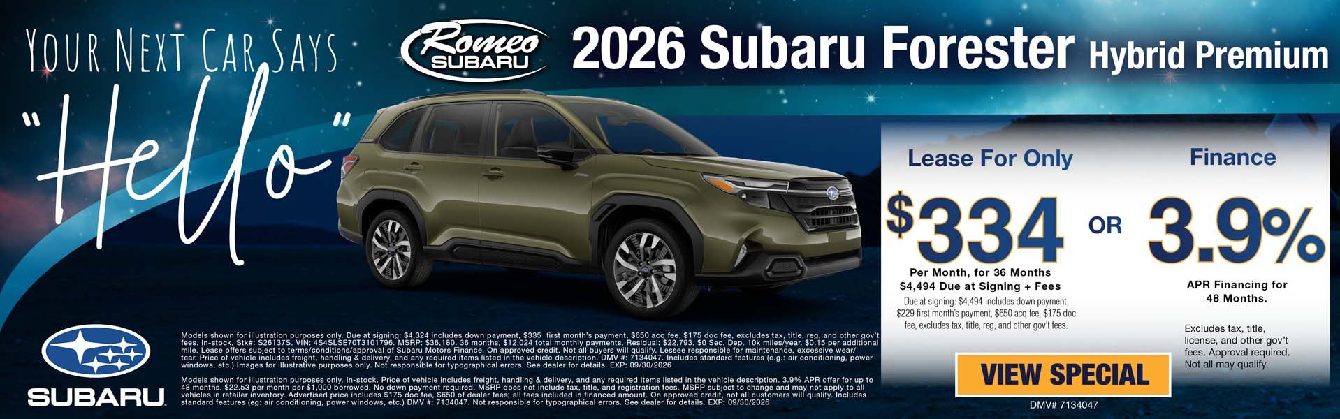 2026 Subaru Forester