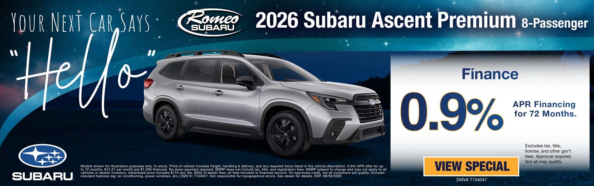 2026 Subaru Ascent
